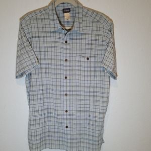Plaid Patagonia Button Up Shirt,  size large , like new